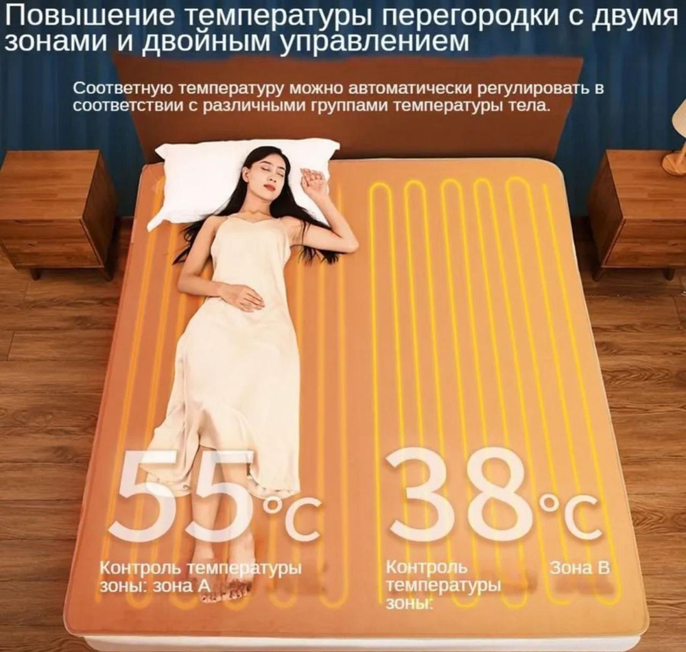 Электроодеяло 160×180 см