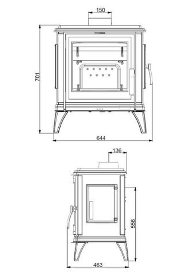 Печь-камин Everest S10