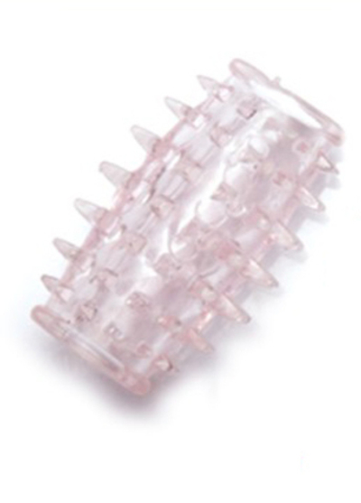 Прозрачная насадка на фаллос с усиками для стимуляции