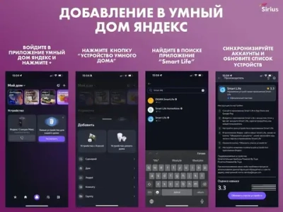 Умная лампа GX53 RGBW 9W Wi-Fi Яндекс Алиса, Маруся, Tuya, Smart Life SIRIUS