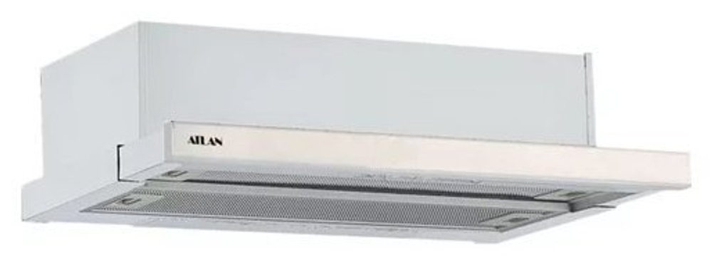 Вытяжка встраиваемая ATLAN  SYP-3002 60см белое стекло