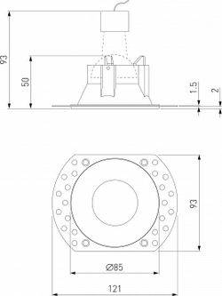 Встраиваемый светильник Elektrostandard Renzo a067528