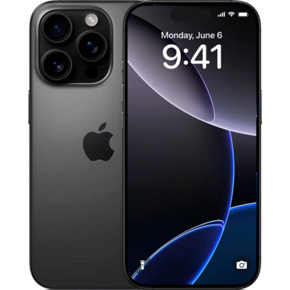 Смартфон Apple iPhone 16 Pro Max 256 ГБ, Dual nano SIM + eSIM, черный титан