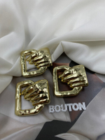 Пуговицы Скиапар. "Рука" глянцевое золото