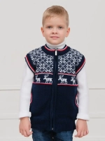 Жилет вязаный