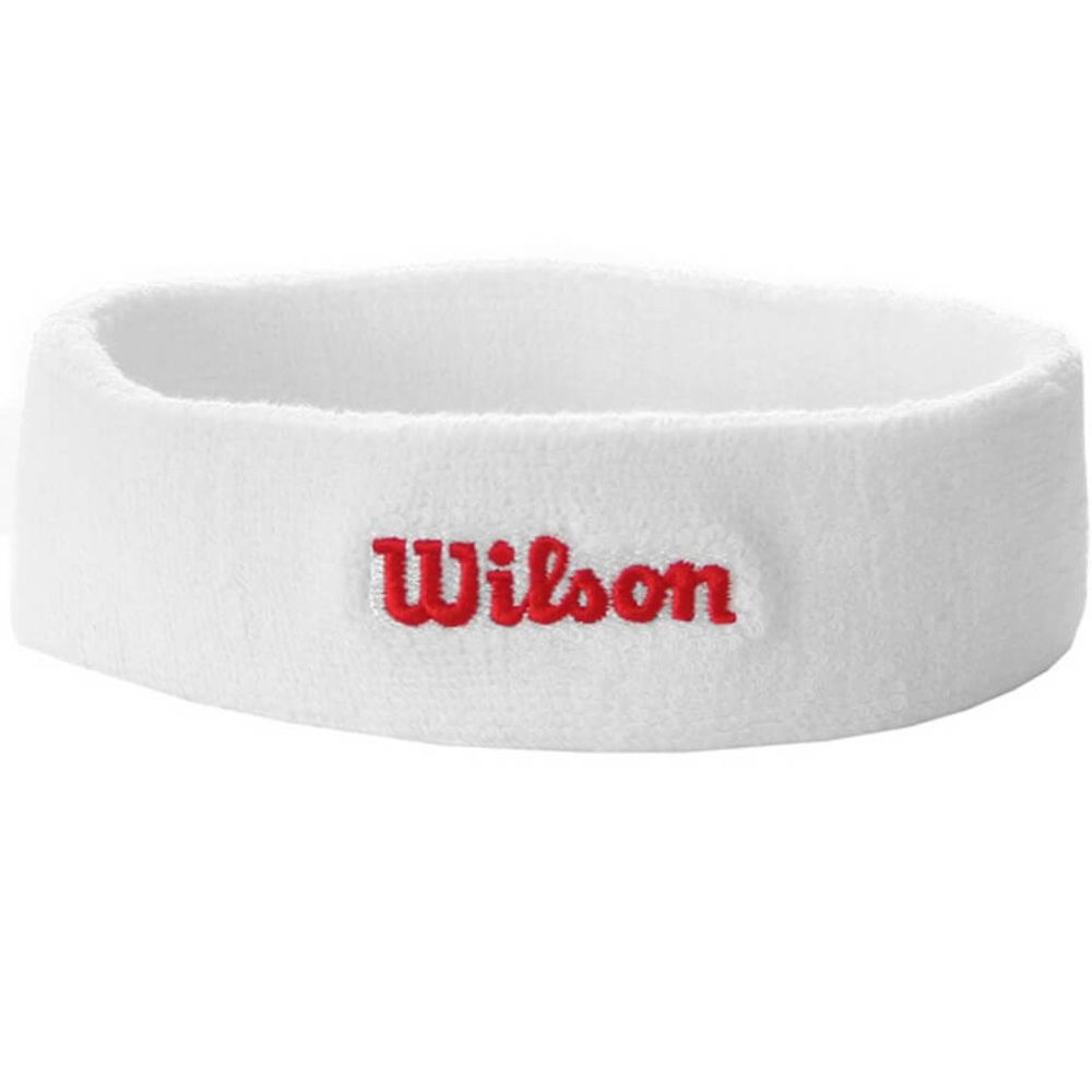 Повязка на голову теннисная Wilson Headband - white