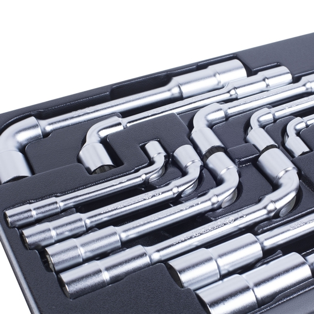 KING TONY (9-1812MR) Набор торцевых ключей Г-образных, ложемент, 12 предметов