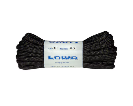 Шнурки Lowa - 210 см (Черные)