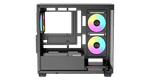 Корпус Ocypus Gamma C52 BK ARGB mATX/ITX 3xUSB Черный Gamma-C52-BKD300XX-GL