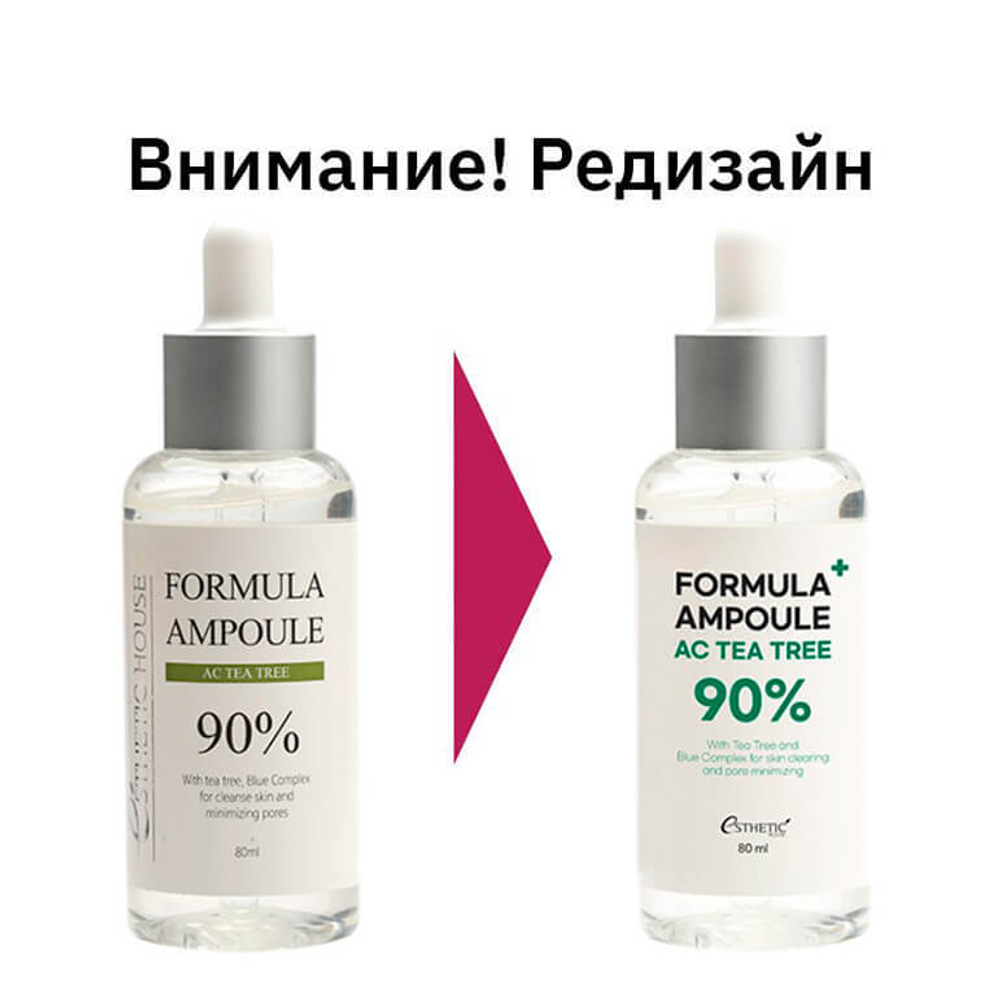 Сыворотка для лица с экстрактом чайного дерева Esthetic House Formula Ampoule AC Tea Tree 80 мл.