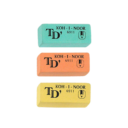 Ластик Toison D`or "KOH-I-NOOR" 6911/20 для мягких чернографитных карандашей