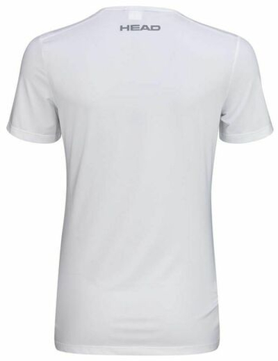 Футболка для девочки теннисная Head Girls Club 22 Tech T-Shirt - white
