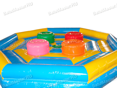 Надувная игра "Битва гладиаторов" на четыре участника