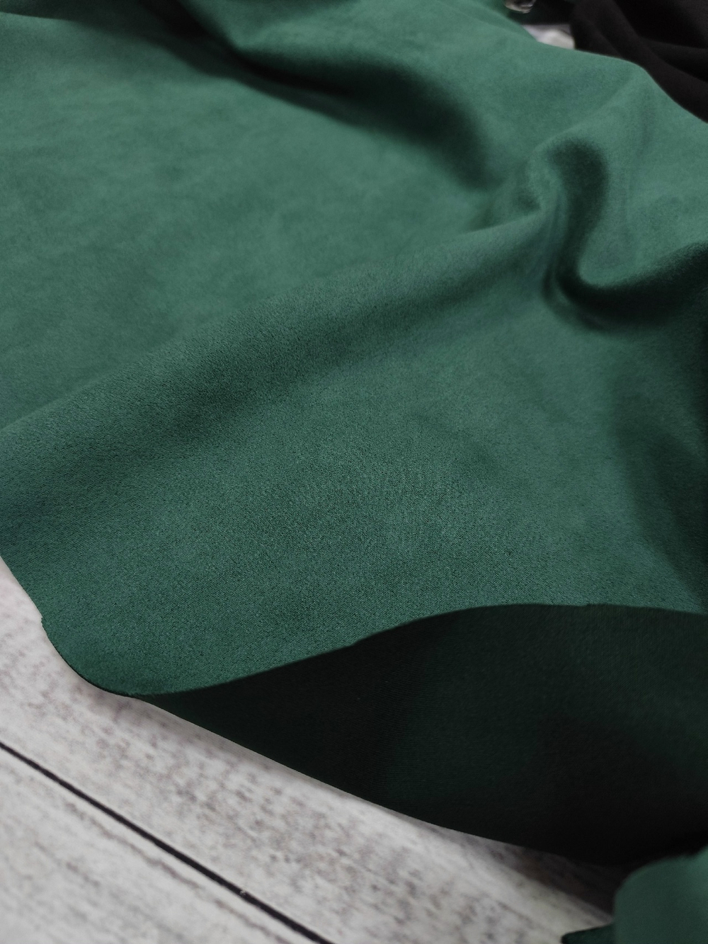 Замша иск. (скуба)/ 272 штормовой зеленый