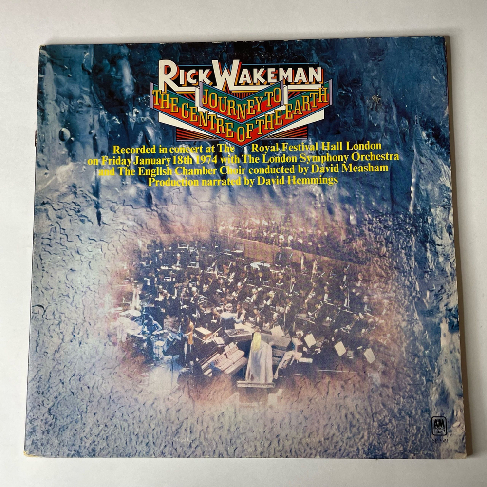 Винтажная виниловая пластинка LP Rick Wakeman Journey To The Centre Of The Earth (США 1974)