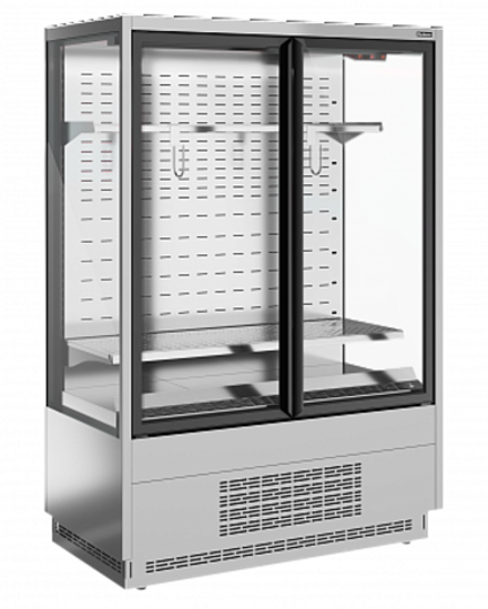 Витрина холодильная Carboma Cube Flesh 2 FC20-07 VV 1,0-1 STANDARD фронт X7 (версия 2.0) (0430)