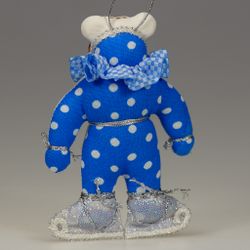 Ёлочная игрушка Медвежонок-Фигурист