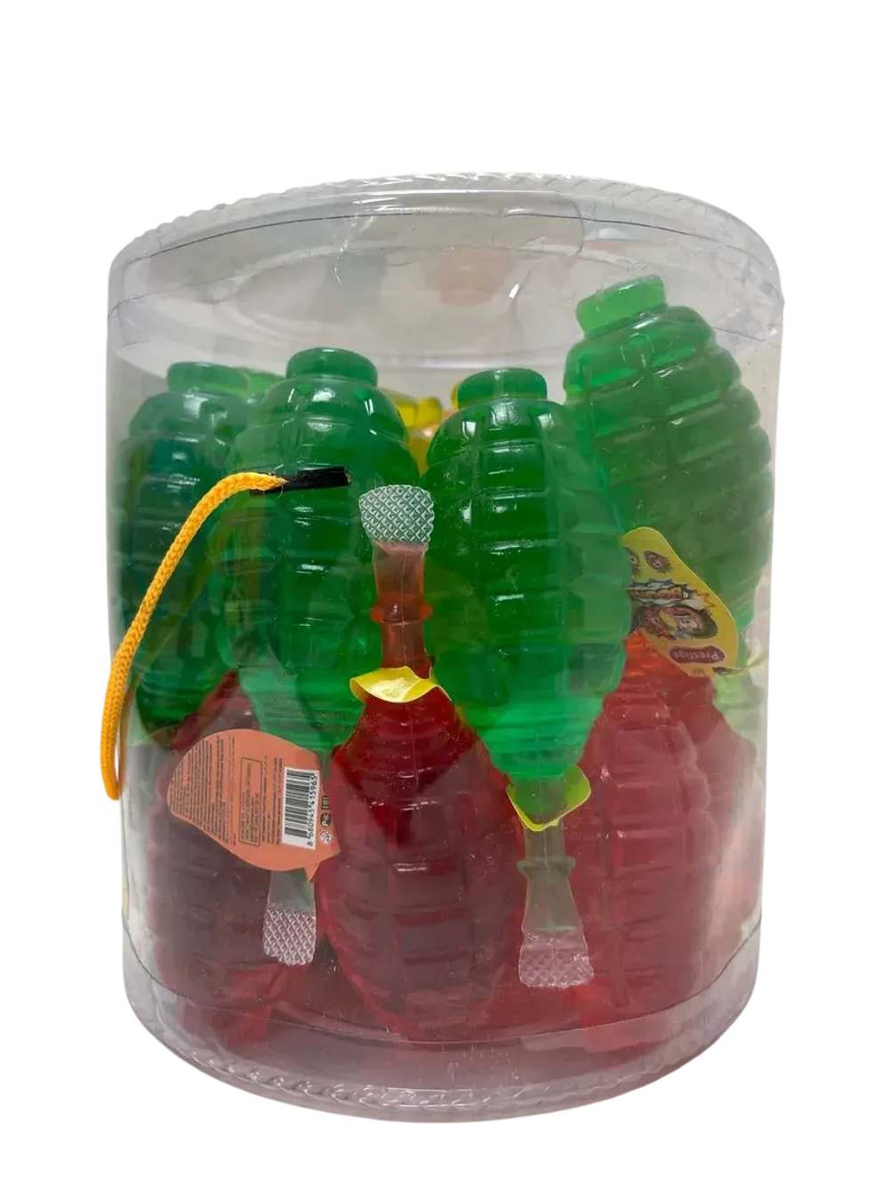 Желе в мини бутылках в форме граната с фруктовым вкусом