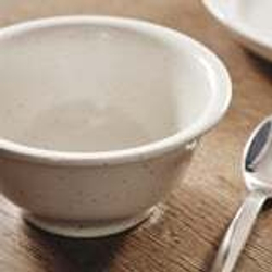 IKEA DAGGASTER (ИКЕА) Миска, горошек/светло-бежевый, 14 см