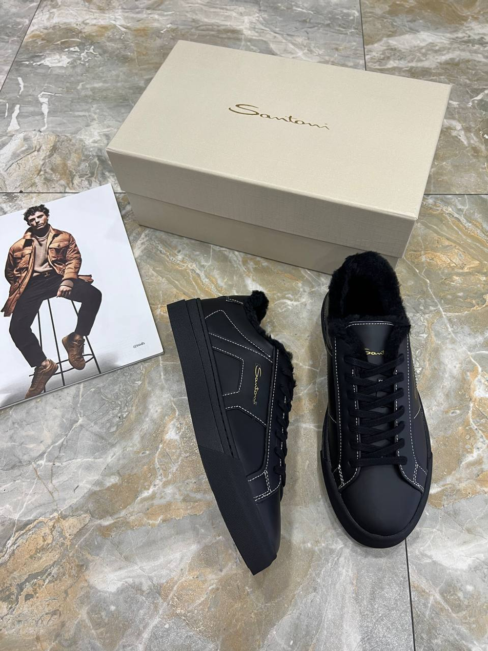 Кеды Santoni