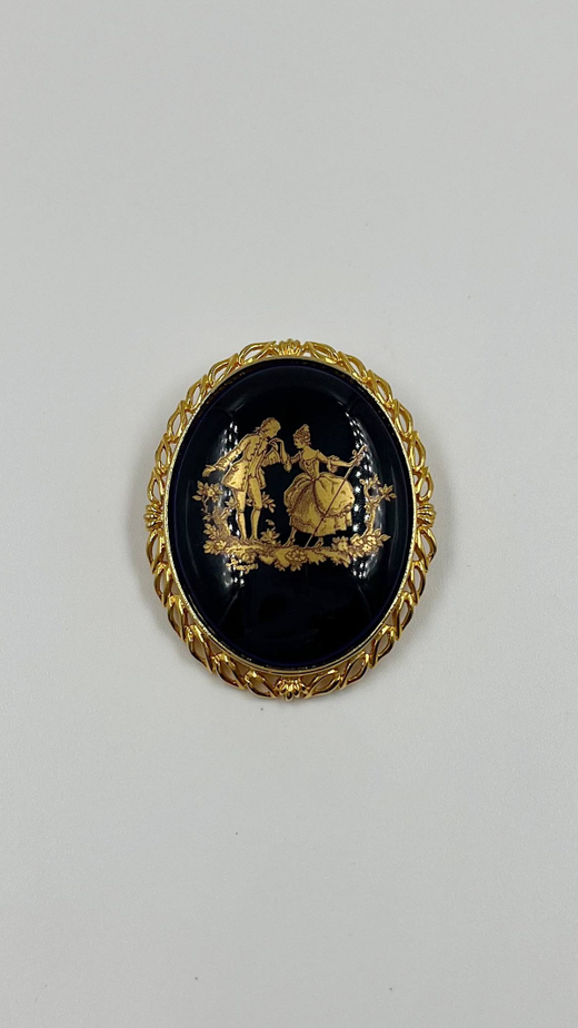 Брошь Limoges