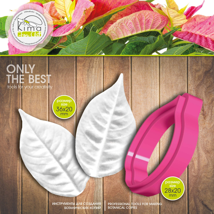 Пуансеттия лист маленький