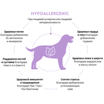 Сухой корм GRANDORF VETERINARY DIET Dog HYPOALLERGENIC Полнорационный диетический корм для собак с пищевой аллергией или непереносимостью, кролик 1кг