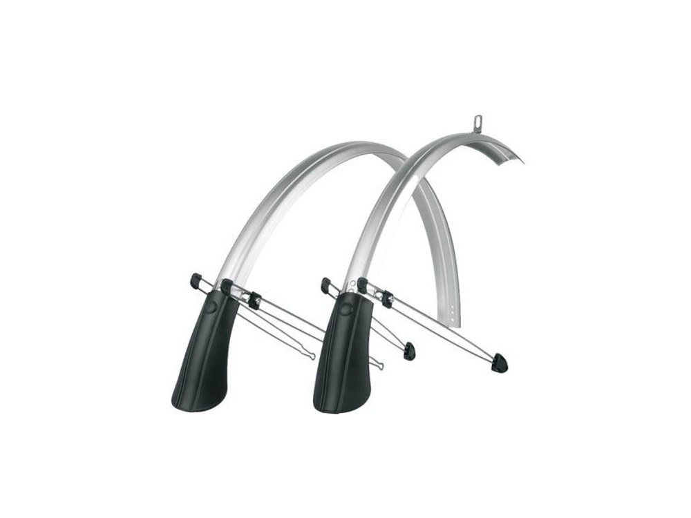 Комплект крыльев COMMUTER ROAD 35 MM, 28" серебро