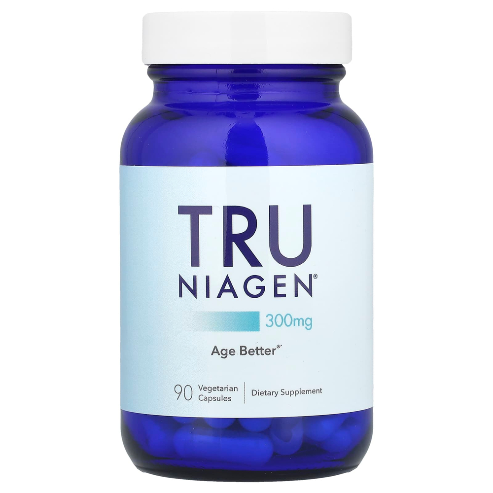 Tru Niagen, никотинамид рибозид хлорид, 300 мг, 90 вегетарианских капсул