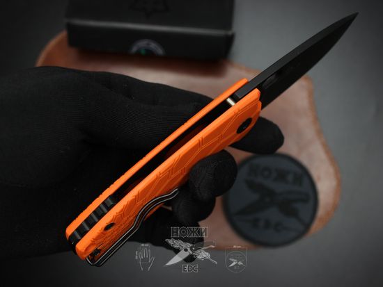Складной нож FOX knives 604 OR CoreVox c клинком из стали Böhler N690, рукоять FRN