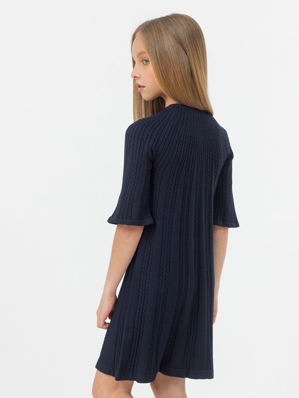 Платье для девочки AT445 синий