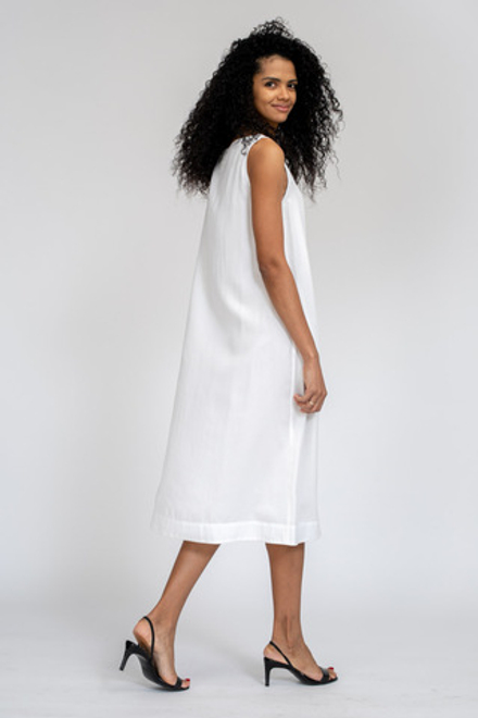 Платье-майка молочного цвета