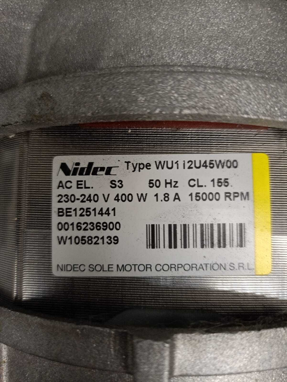 134 Двигатель для стиральной машины Whirlpool 481010582139 б/у