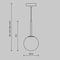 Подвесной светильник Maytoni Basic form MOD321PL-01B1