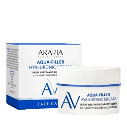 Крем ультраувлажняющий с гиалуроновой кислотой / ARAVIA Laboratories Aqua-Filler Hyaluronic Cream 50 мл