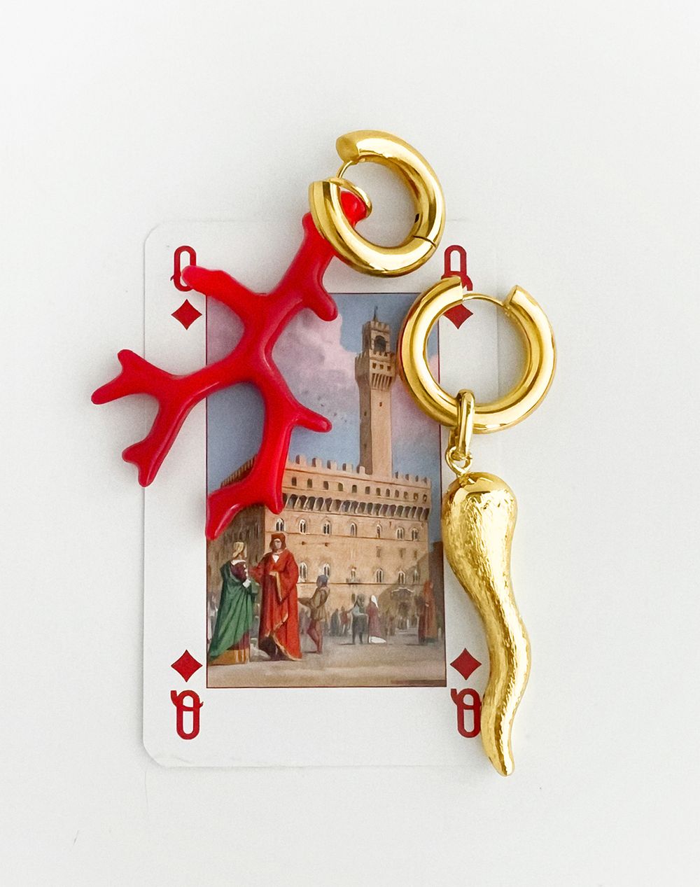 Подвеска Coral red