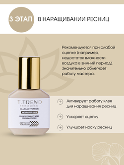 Активатор клея для наращивания ресниц Ttrend, 15 мл