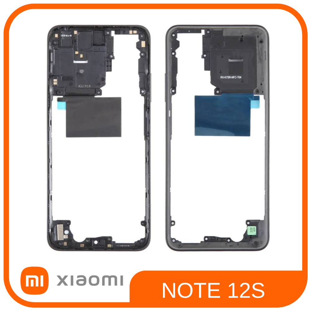 Xiaomi Redmi Note 12S (23030RAC7Y) средняя часть корпуса (ORIG)