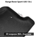 Передние автомобильные коврики ЭВА с бортами для Range Rover Sport I (05-13г.)