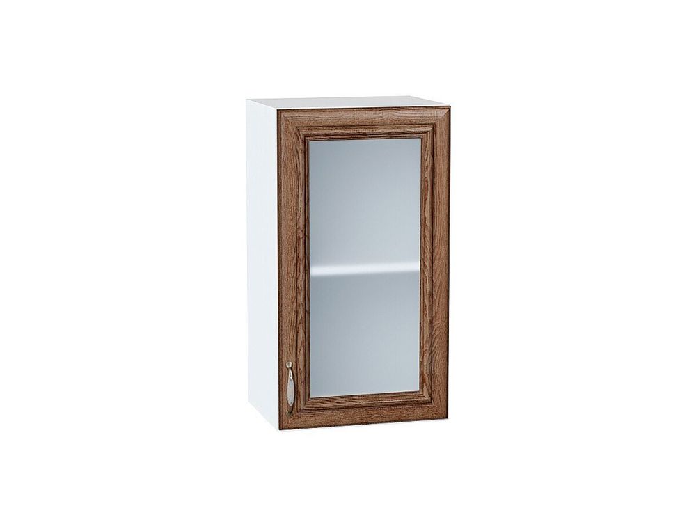 Шкаф верхний с 1-ой остекленной дверцей Шале