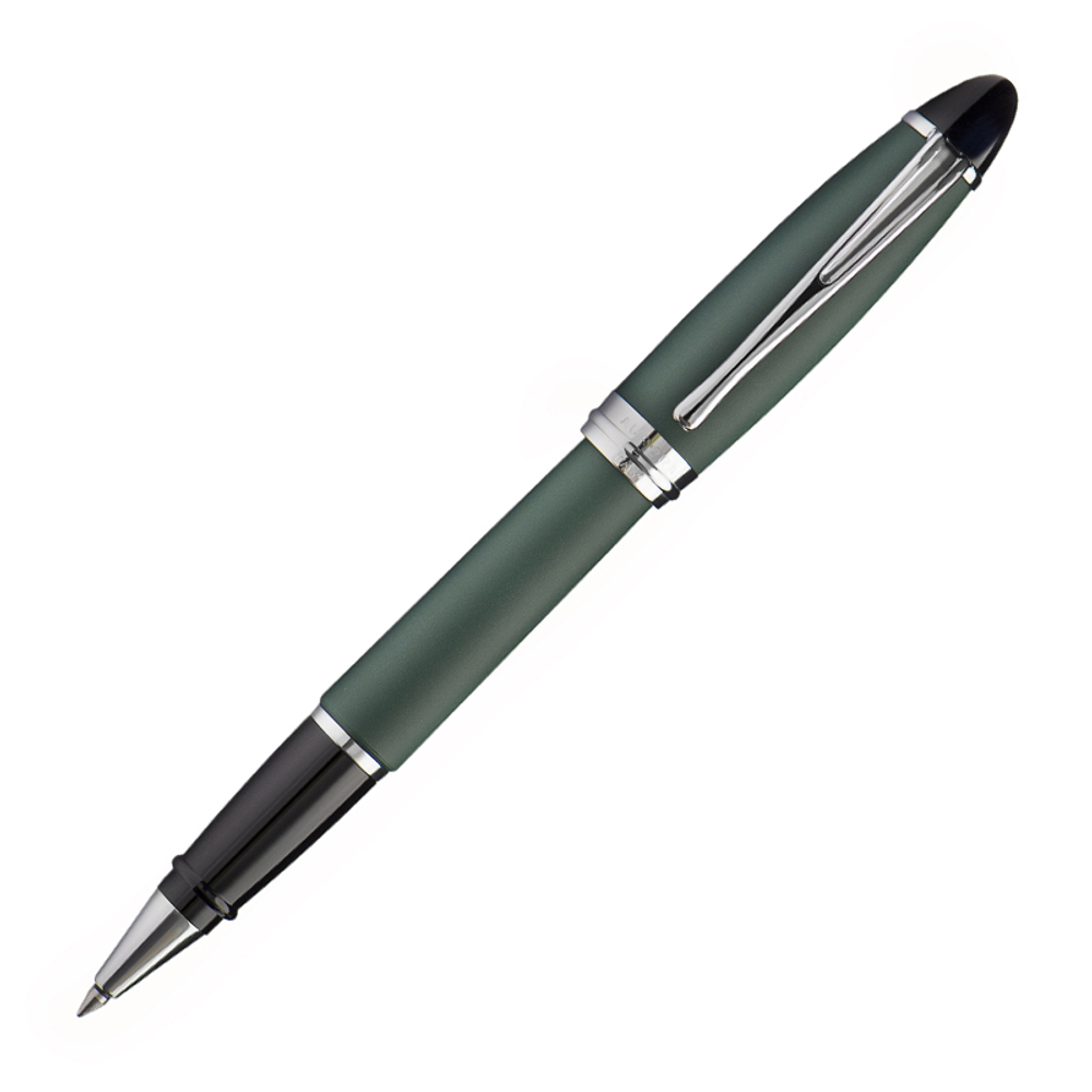 Ручка Роллер Aurora Ipsilon Satin, Green matt resin CT
