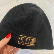 Тактическая военная шапка 5.11 флисовая Черный
