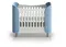 Кроватка KIDI Soft mini cпальное место 60*120 см (голубой)
