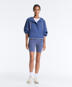 OYSHO Легинсы-велосипедки Comfortlux с высокой посадкой длиной 20 см, пыльно-синий