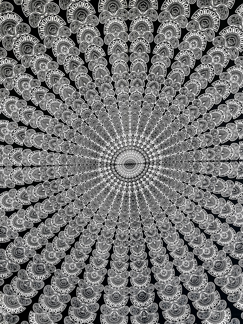 Полотно с узором Мандала