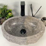 Раковина из мрамора Erozy Grey EM-64802 41*31*15 0190