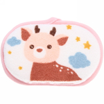 Губка для тела махровая детская «Happy baby - Оленёнок Чарли» , 13*8,5 см (ZIP пакет)