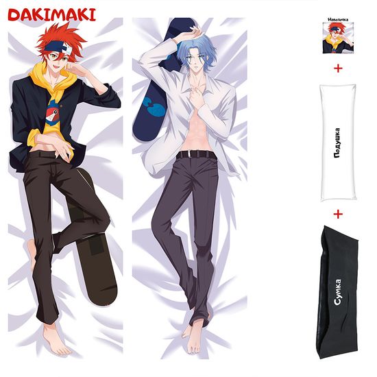 Дакимакура Ланга Хасегава и Рэки Кян арт. 0860