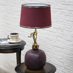 Настольная лампа Гранат Кардован Конфетти Рубивайн