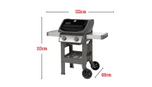 Газовый гриль Weber Spirit II Е-210 GBS, 2 горелки, чёрный